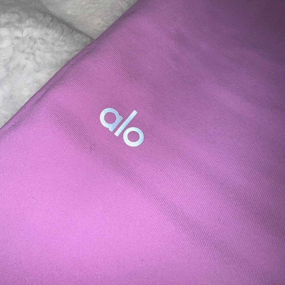 NWT ALO Yoga Airbrush Leggings, Pink Lavender, L - Picture 5 of 6